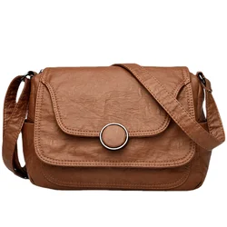 Multiple Pockets Women's Bags Handbag for Women Sac High Quality Soft Leather Bag Luxury Designer Crossbody Shoulder Bags Bolsos