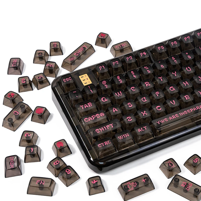 

Coolkiller Transparent Keycap Pc Abs Csa V2 Height For Keydous Keyboard Accessories Pc Gamer 61 68 98 104 Keys Keycaps Desktop