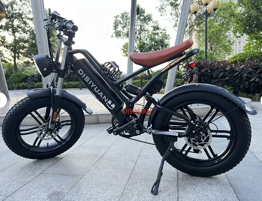 20 Inch Cargo Mtb Electric Bike 48V Fat Tire Electric Bicycle V20 Bike Mountain 1000w 500w Super S9