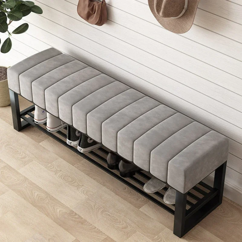 

SH 2023 Year New Aoliviya Official New Light Luxury Shoe Changing Stool Home Entrance Internet Celebrity Stool Simple Entrance F