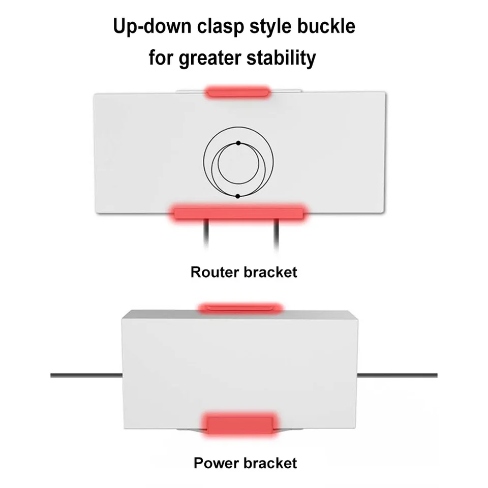 URPIZY Wandhouder voor Starlink V3-router en voeding, voor Starlink Gen