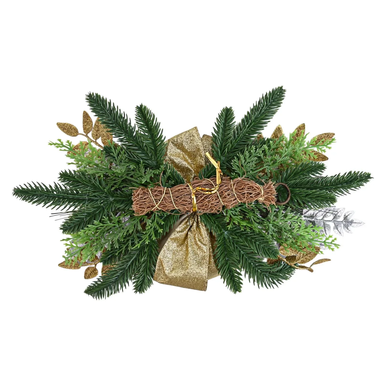 Christmas Swag Wreath Pendants Atmosphere Decorative Garland Door Window Stairs Decoration Staircase Wreath Party Supplies