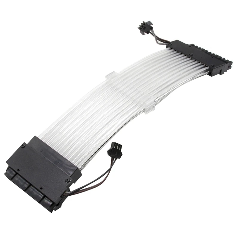 Ricambi Pc Case Psu Extension Cavo Rgb, Atx 24Pin Color Line Argb Streamer Transfer Adapter, M/B 5V 3Pin Sync