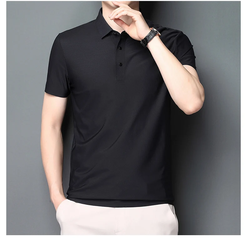 Gennelman Polo – Men Ice Silk Classic Polo
