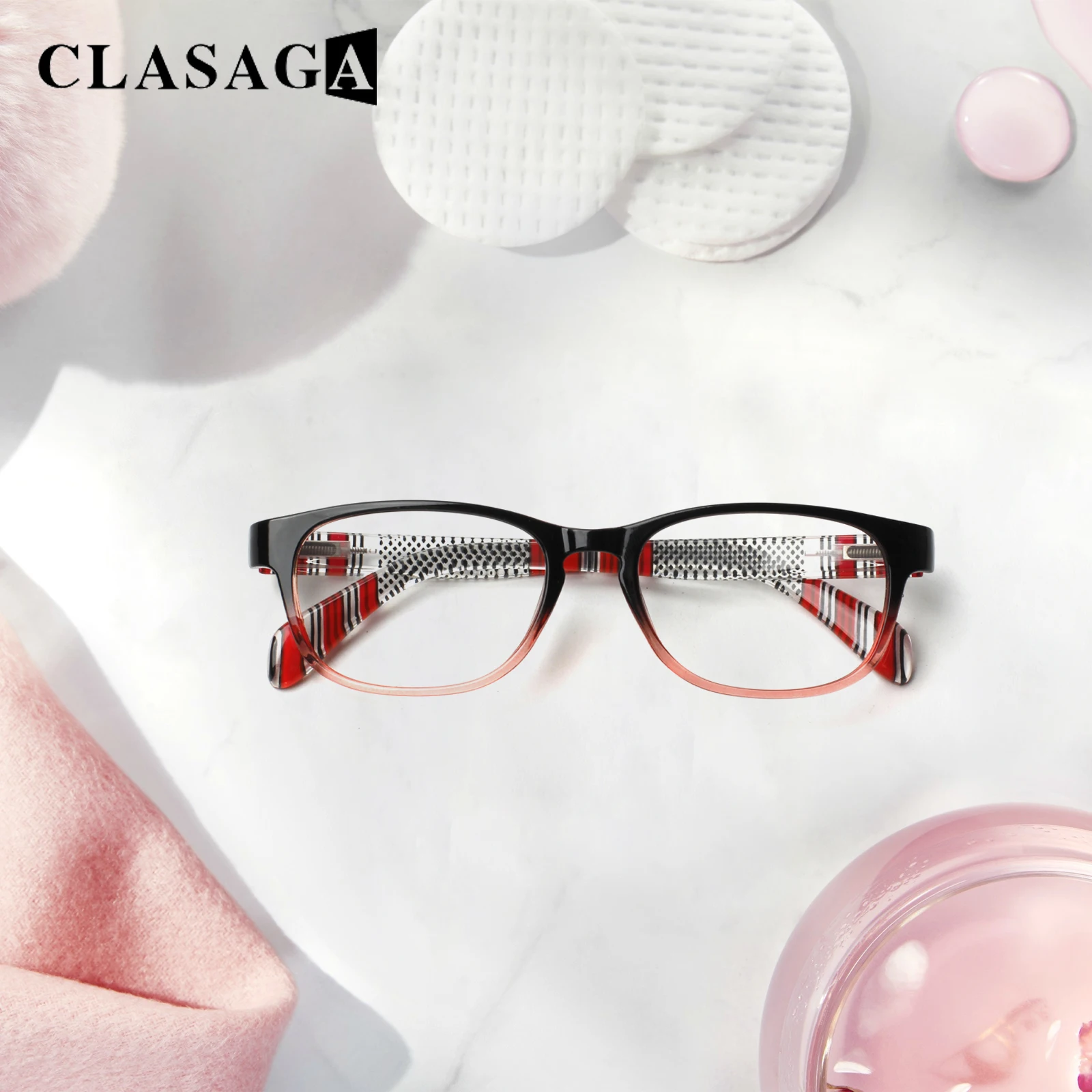 

CLASAGA Rectangular Reading Glasses for Men And Women Anti-Reflective HD Lenses Comfortable And Lightweight Prescription Eyewear