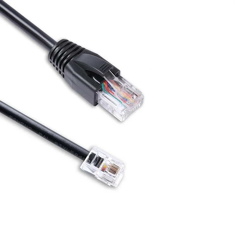 맞춤형 핀아웃 RJ45 8P8C - RJ9 4P4C 케이블