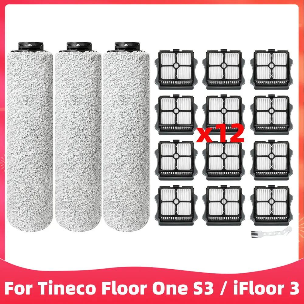 Universal Roller Brush and HEPA Filter Vacuum Cleaner Replacement Accessories
