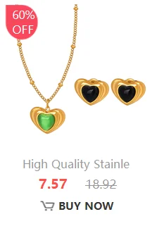 Marka Hip Hop Edelstahl Halskette Armband Set für Frauen Mode vergoldete Kette grün Zirkon Schmuck Hochzeits geschenk – Detail 7