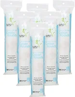 ForPro Premium Stitched Cotton Rounds, 100% Pure Cotton Pads for Removing Makeup, Nail Polish and Cleansing Face, 600-Count 1