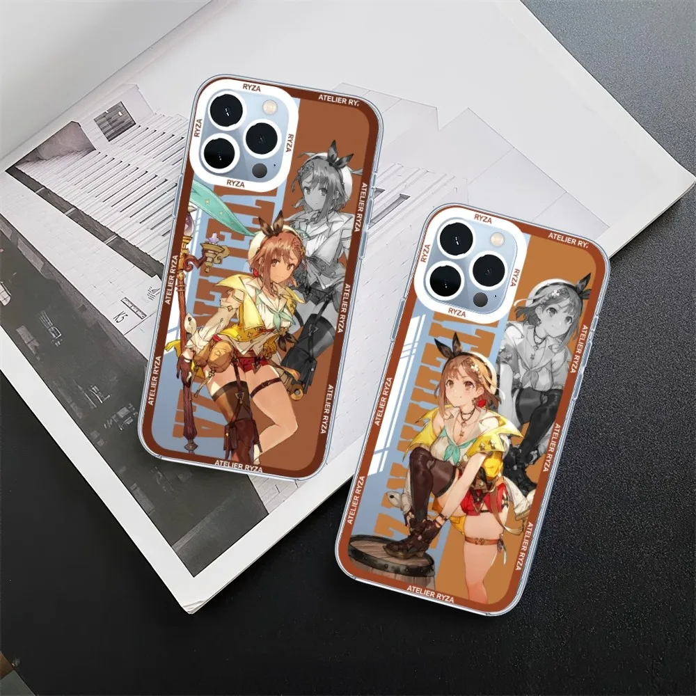 Atelier Ryza 2 Custodia Per Telefono Per Iphone 11 12 Mini 13 14 15 Pro Max Custodia Trasparente