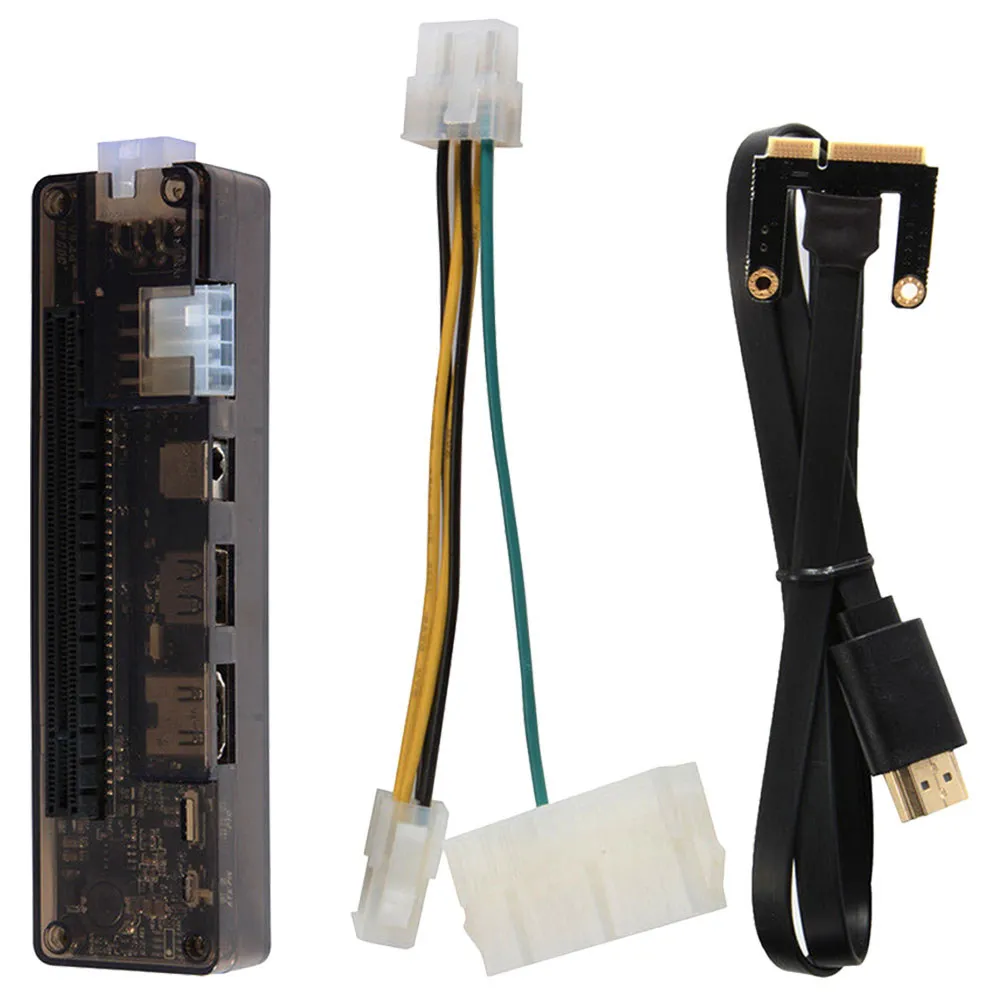 외부 그래픽 카드 도크 휴대용 노트북 비디오 카드 도킹 스테이션 Pci-E 지원 게임용 220W 전원 출력