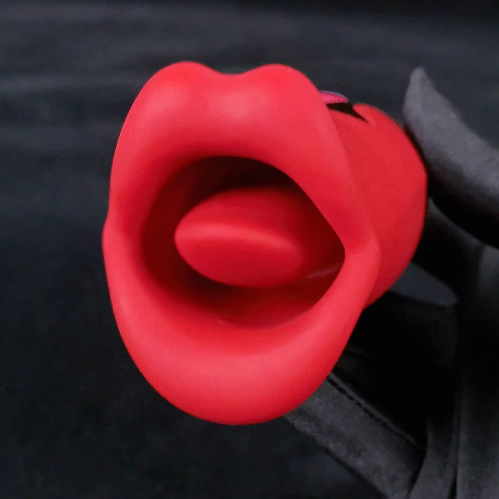 Tongstrelende clitorisvibrator voor vrouwen orale stimulator_voghion.com