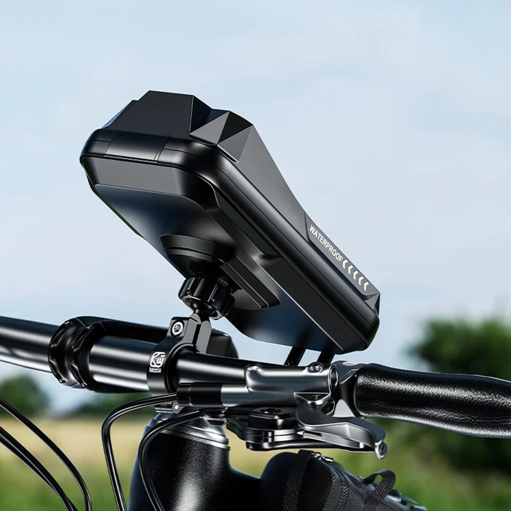 Touch Screen Motorcycle Phone Bag Mount 360 Degree Rotation Bicycle Motorcycle Phone Holder for Cycling Riding Equipment
