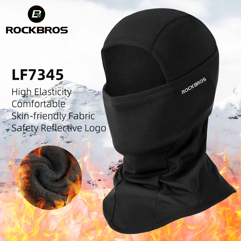 Polar Fleece Hat ROCKBROS Cycling Face Keep Warm Winter Climbing Hiking Balaclava Running Fishing Skiing Headwear