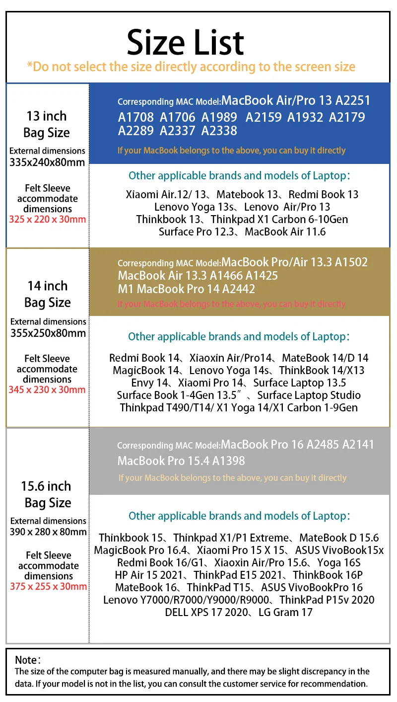 13 14 15.6 16 polegada para macbook