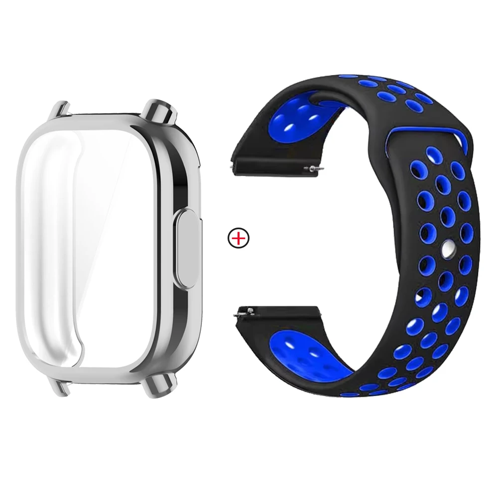 Soft Silicone Strap with TPU Case and Screen Protector