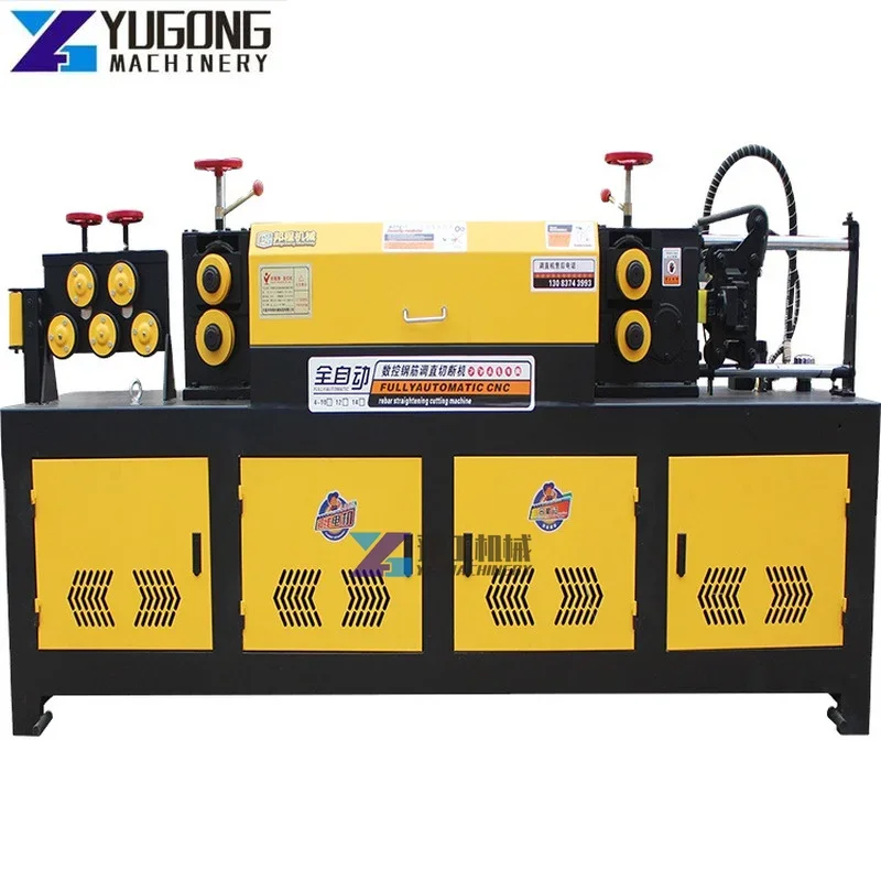 Automatic Steel Wire Straighter Rebar Straightening and Cutting Machine for Sale 4