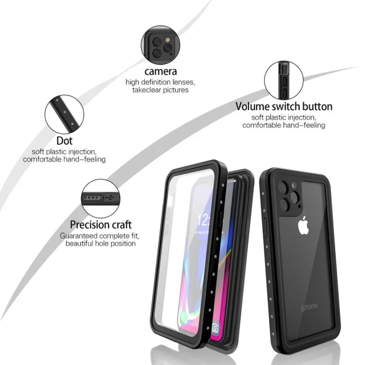 Redpepper IP68 Waterproof case For iphone 15 14 13 12 11 pro Max XR XS MAX 7 Plus Underwater 3m Water Proof Shockproof Hard Case