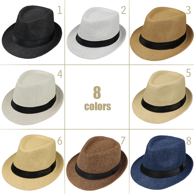 White Cuban Fedora Hats  Cuban Style Fedora Hats