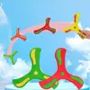 Plastic Children Boomerang Interactive Soft Three-leaf Cross Flying Disc Children Toy Sports Spinner Three-Bladed Outdoor Toys 2