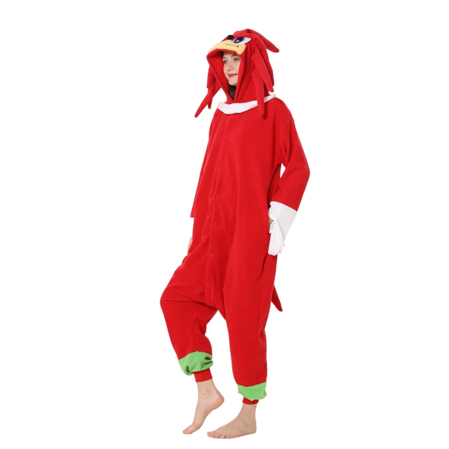 thumbnail image 1 of Disfraz de la serie Sonic para adultos, ropa de cosplay de Sonic, pijama de cuerpo completo de alta calidad, pijamas para amantes del anime, regalos de Navidad, 1 of 5