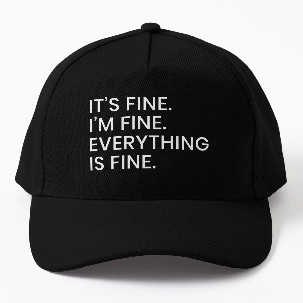 

It's Fine, I'm Fine. Everything is Fine Baseball Cap Visor New In Hat Women's Beach Outlet Men's