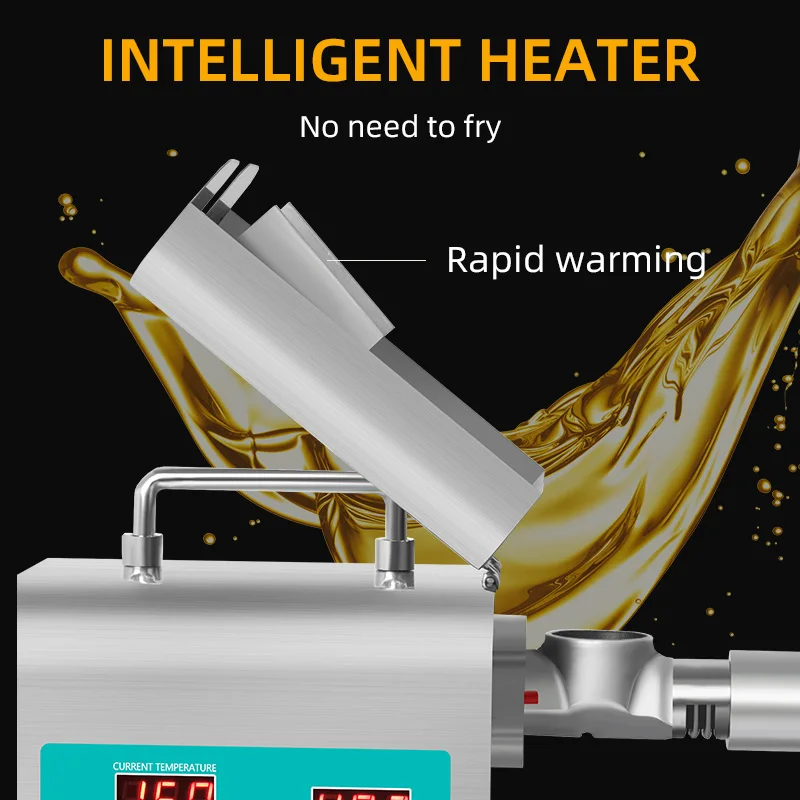 Household Oil Press New Electric Intelligent Stainless Steel Frying Machine Easy Operating Oil Pressing Cold And Hot Extractor 6