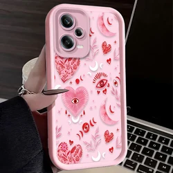 Chic Pink Heart - Shaped Phone Case - Stylish Protective Cover for Redmi K30 (8)
