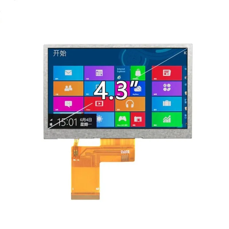 

3,5-дюймовый ЖК-модуль TFT 4,3*480 (RGB) бортовой цветной экран с промышленным управлением