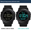 YIKAZE LED Men Sports Watch Black Dial Multifunction Men's Digital Watch Alarm Clock Stopwatch Fitness Electronic Wristwatch man 5