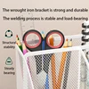 1PCS Desk Organizer Pen Holder MeshPencil Holder Large capacity MetalDesktop Storage Box for Office andSchool supplies 6