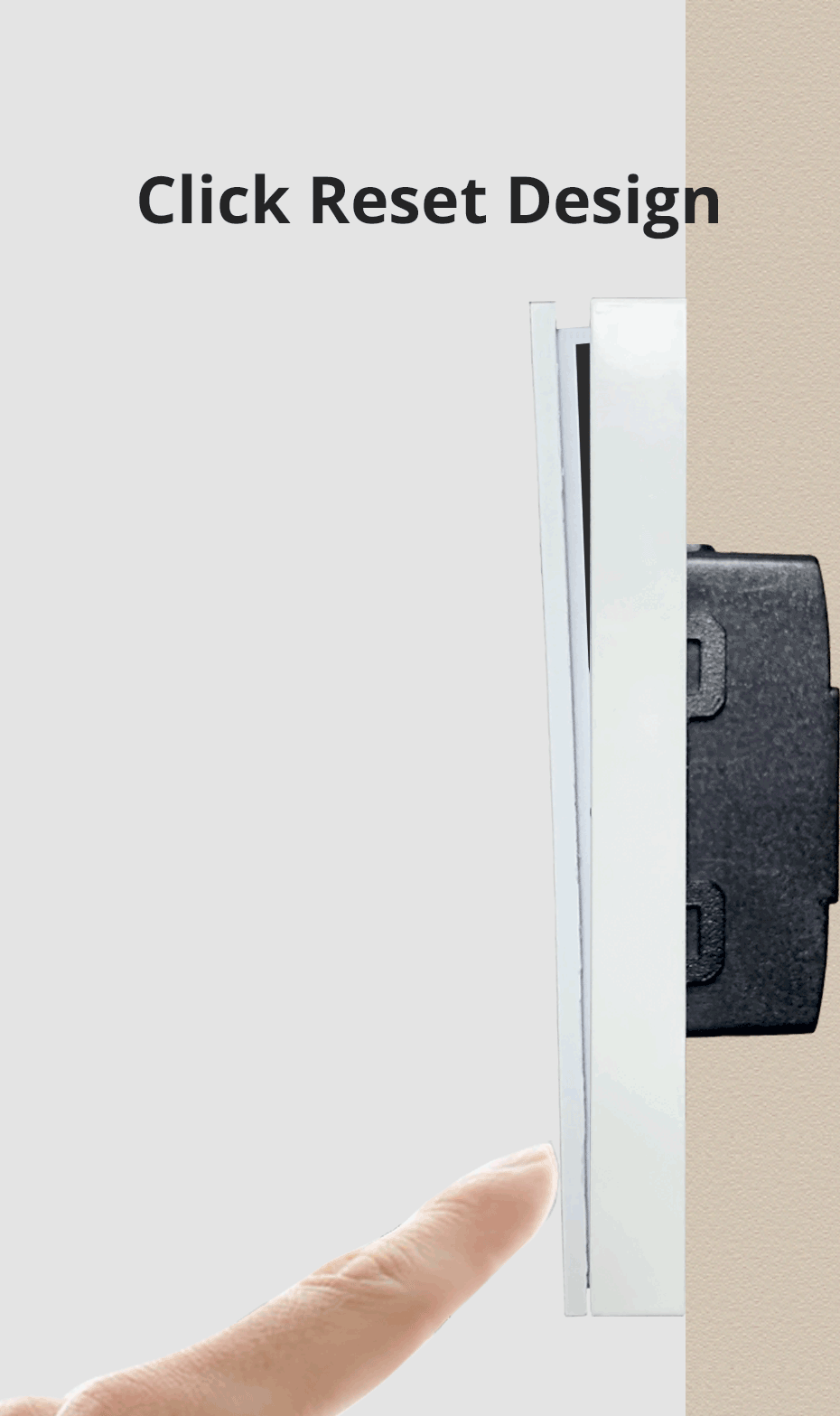 Description Picture 4 of item1 2 3 4 Gang 2 Way Switch With LED Indicator Wallpad Wall Light Push Button AC110~220V DC12V Dry Contact RS485 White PC Panel