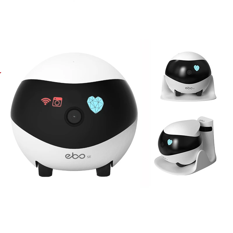 2023 32G Smart App Controllo Wireless Ebo Pet Companion Robot Camera Laser Automatic Electron Interactive Robot Cat Toys