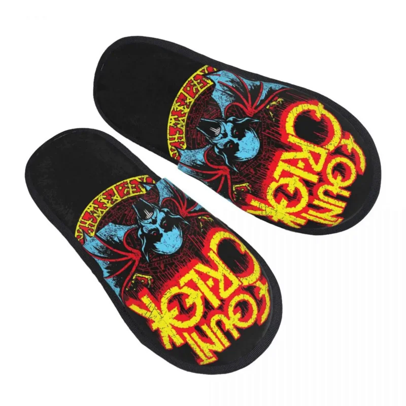 

Heavy Metal Singer Music Ozzy Osbourne House Slippers Women Comfy Memory Foam Slip On Spa Slipper Shoes