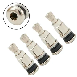 Stainless Steel Chrome Tyre Valve for Alloy Wheels - Car Accessories