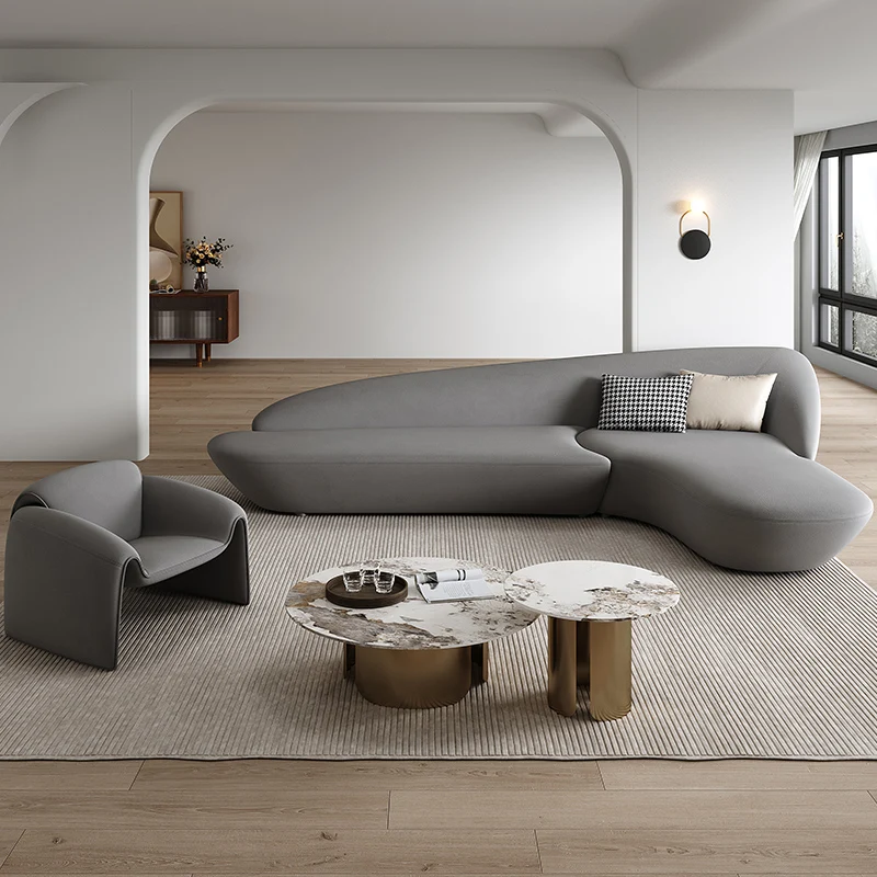 

Ergonomic Bedroom Living Room Sofa Lounge Designer Modern Couches Living Room Sofa Sleeper Curved Divani Soggiorno Furnitures