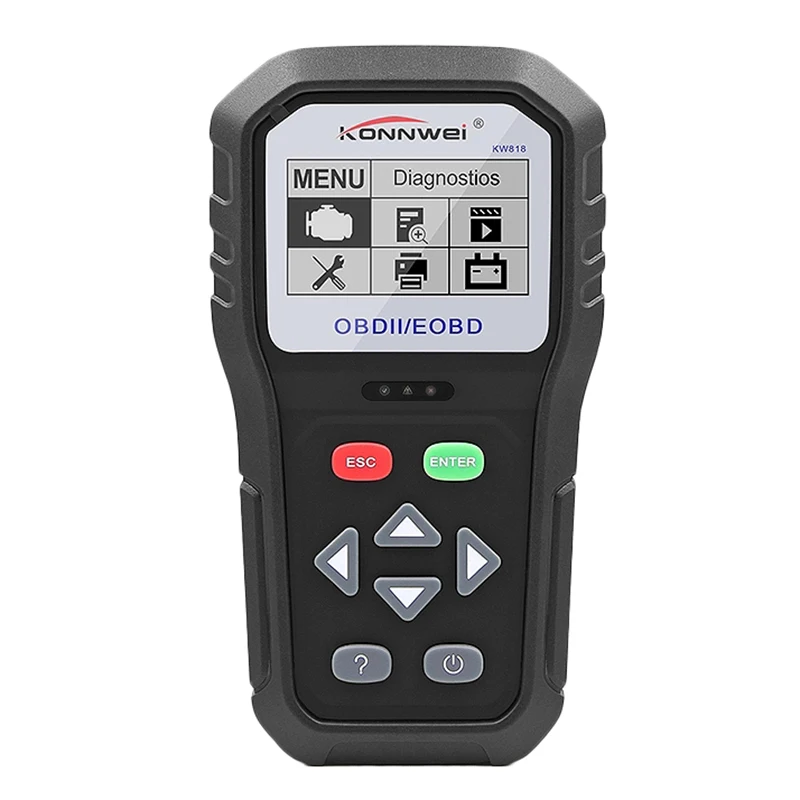 

Автомобильный сканер KONNWEI KW818 OBD2 для диагностики неисправностей, универсальный автомобильный диагностический инструмент