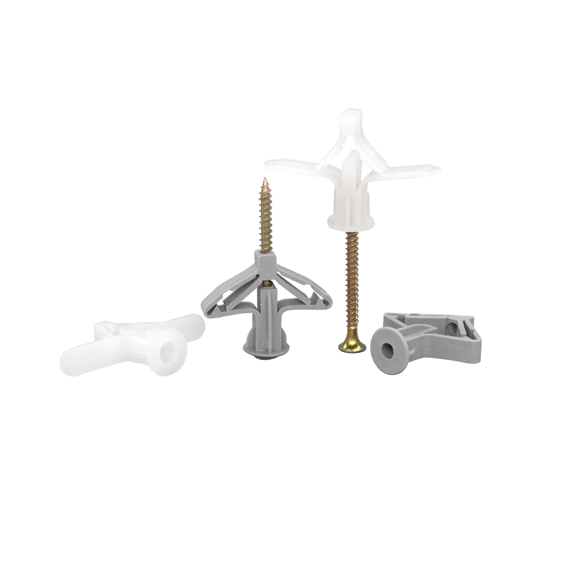Nylon Expansion Drywall Anchoring Kit Special For Drywall With Galvanized Carbon Steel Screws Self-Drilled Wall 25 Sets drywall anchors drywall anchoring kit