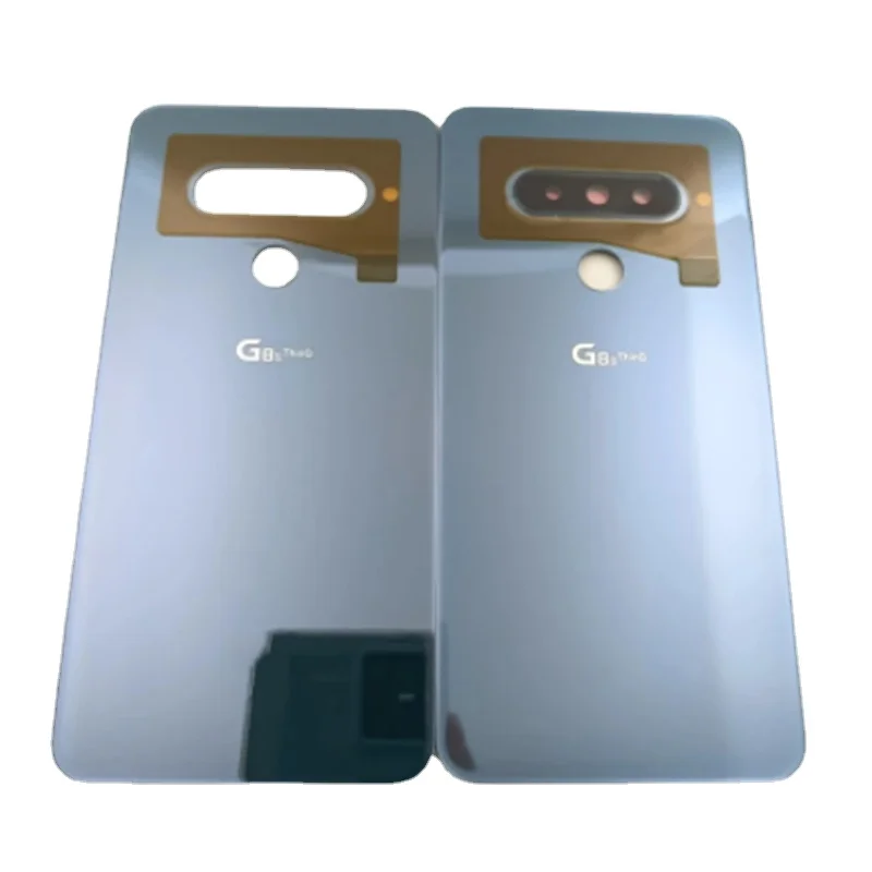 

For LG G8S ThinQ LMG810 LM-G810 LMG810EAW Original Glass Battery Back Cover Door Rear Housing with Camera Lens