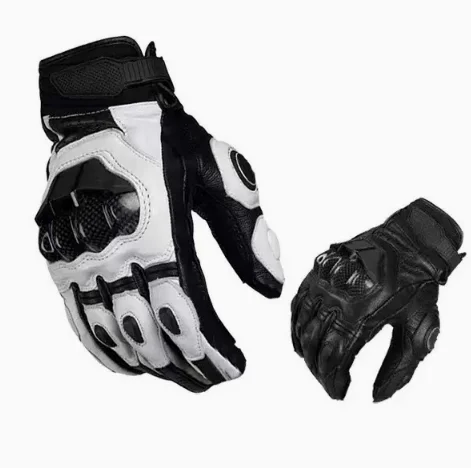 Enhanced Protective Breathable Motorcycle Gloves with Touch-Screen Capability