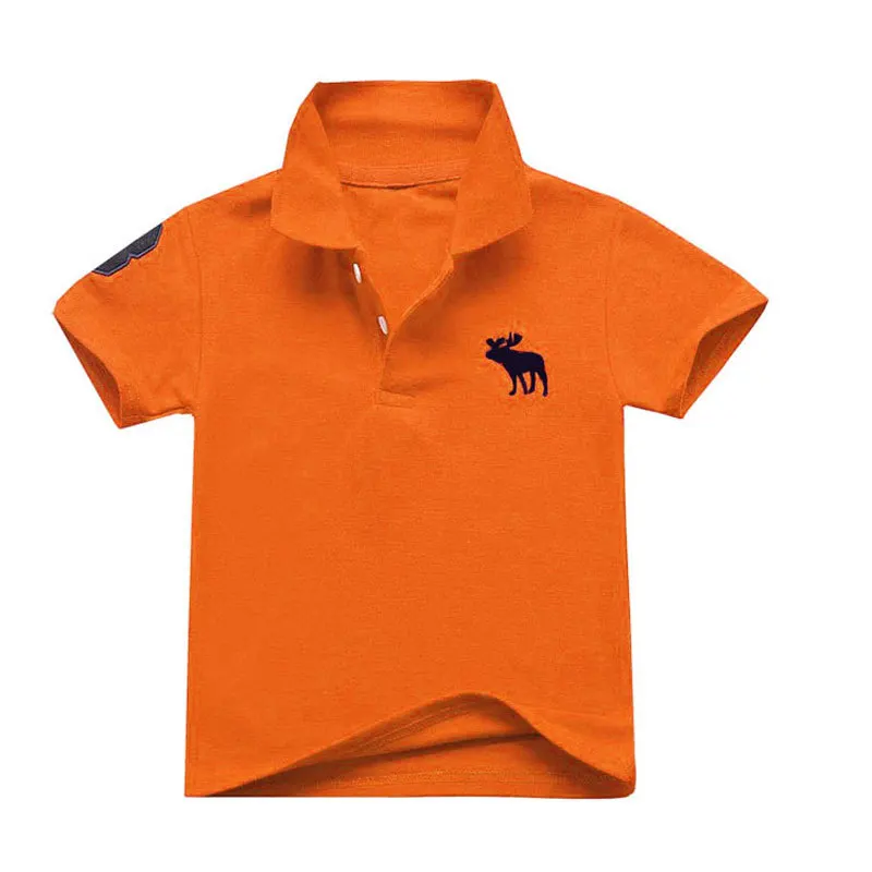 Boys Polo Shirts Kids 100% Cotton Short Sleeved T-shirt Grils Cartoon Printed Blouses Summer 2-8 Years Childrens's Clothing 9 Boys Polo Shirts Kids 100% Cotton Short Sleeved T-shirt Grils Cartoon Printed Blouses Summer 2-8 Years Childrens's Clothing