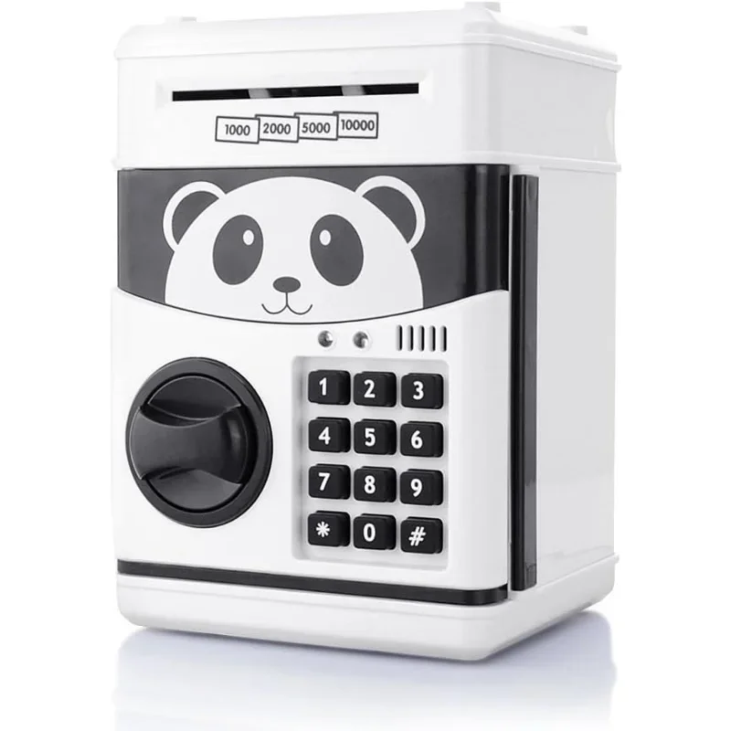 Piggy Bank for Kids, Electronic Password Piggy Bank Kids Safe Mini ATM Toy for 3-14 Year Old Boys and Girls