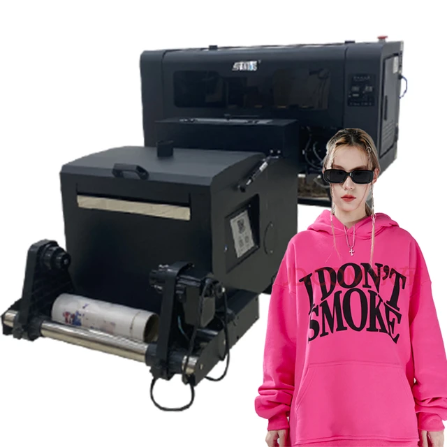 A3 DTF Printer XP600 Printhead DTF T shirt Printing Machine Heat