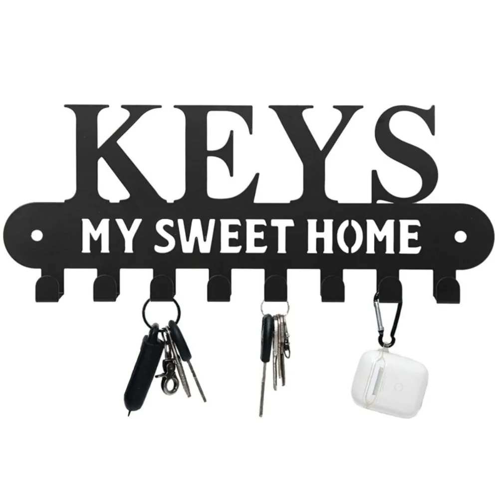 

Hook Up Key Hanger High Quality Metal Home Decor Accessories Metal Key Holder Hook Black Home Organizer Metal Hook