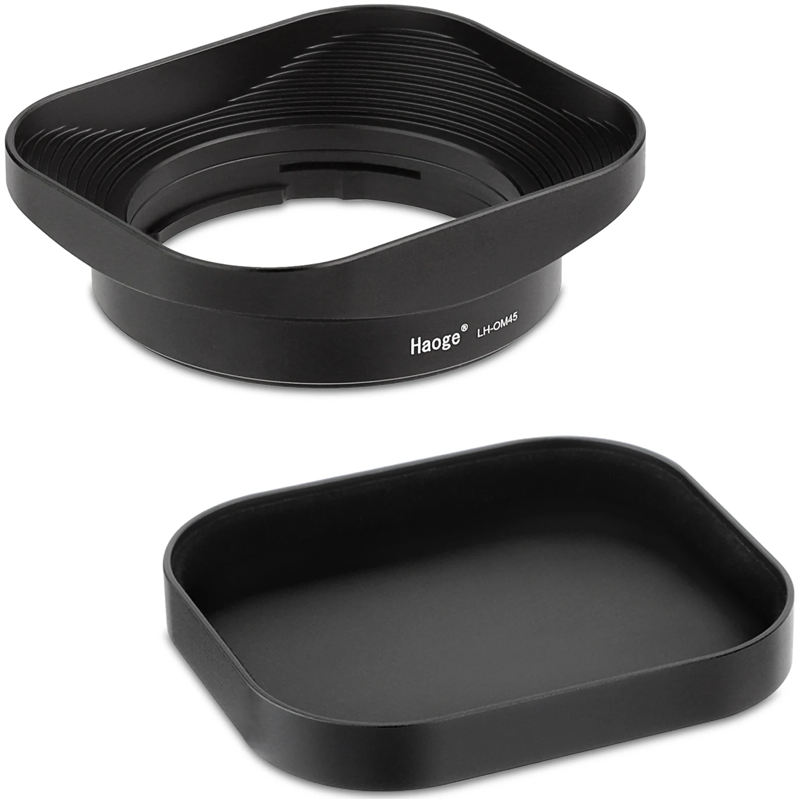 Haoge LH-OM45 Square Metal Lens Hood Shade