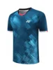 YONEX 2024 New Badminton Competition Uniforms Men's and Women's Fly-sleeved Tops Quick-drying Breathable Short-sleeved T-shirts 4