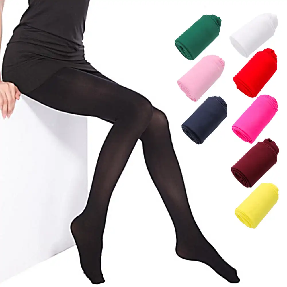 120d Spring And Autumn Velvet Pantyhose High Spring Anti Pilling Anti Hook Silk Large Size Thin