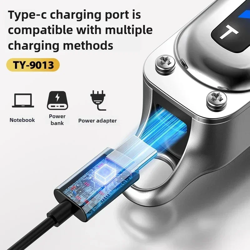 Electric Hairdresser Shaving Head Pusher Electric Pusher Clipper Hair Precision USBCharging Hair Trimmer for Men Home Appliances 5