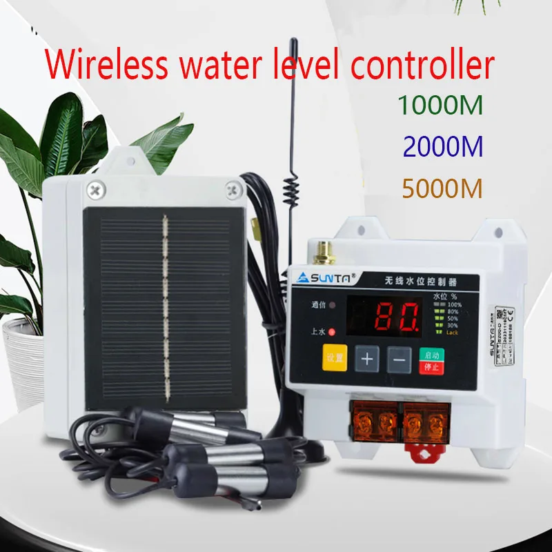 Wireless-Remote-Water-Level-Controller-Water-Pump-Water-Tower-220V ...
