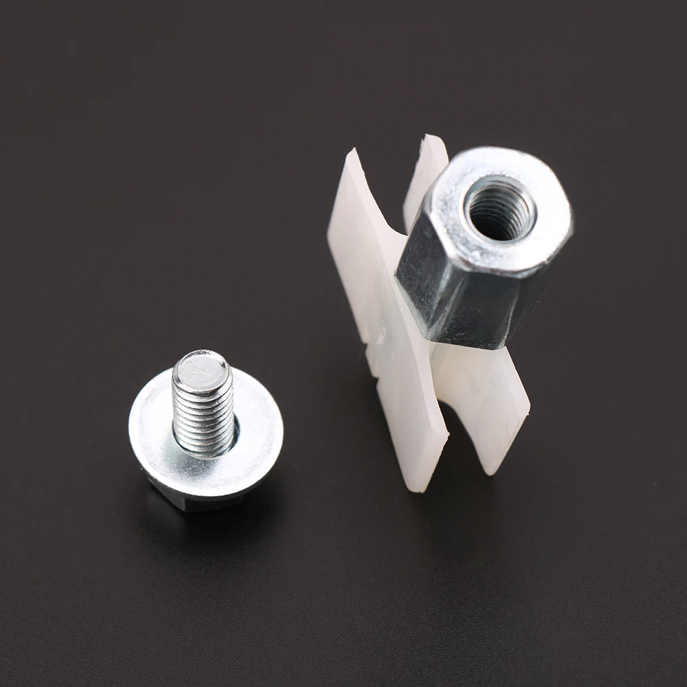 Applicable to T*yssen Elevator Door slider Landing door foot elevator parts K8 S8 height 50mm Nylon material Screw diameter M8 1pcs
